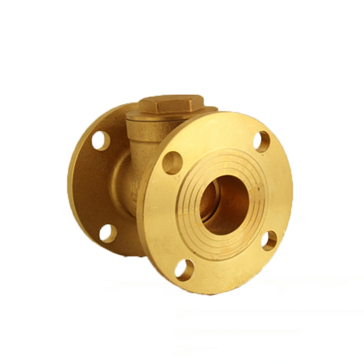 Customizable Lift Swing Marine One Way Non Return Brass Flange Check Valve