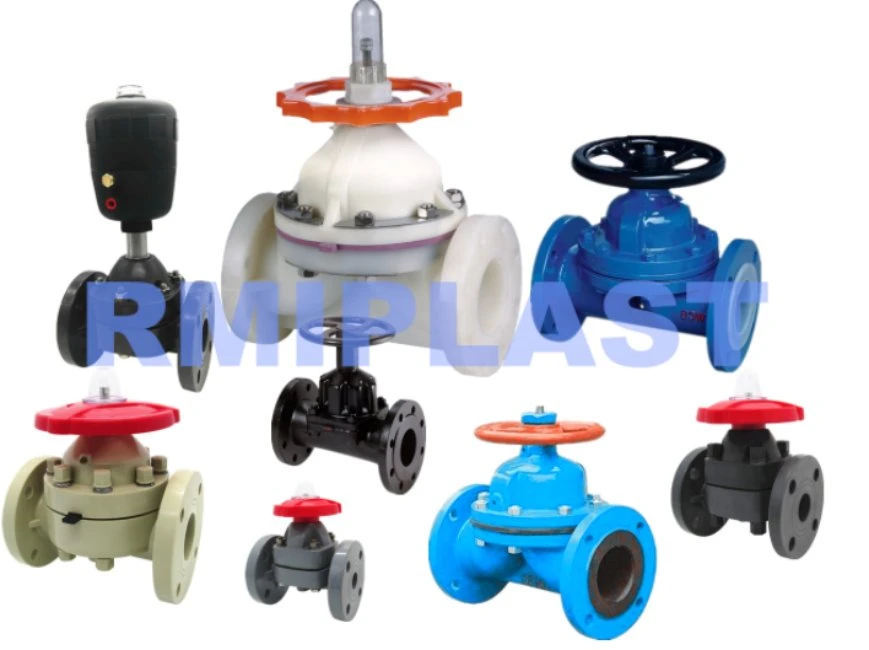 Plastic Control Valve Manuel Operate PP Body Ppgf Bonnet EPDM FKM Seal Pressure Rate Pn10 DIN ANSI JIS Standard