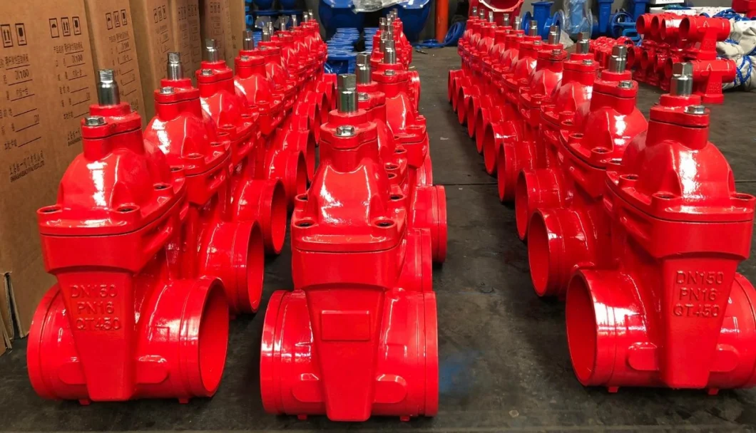 FM UL Approved Nrs Type-Groove-Groove Ends 10 Inch Pressure Seal Gate Valve Class 150