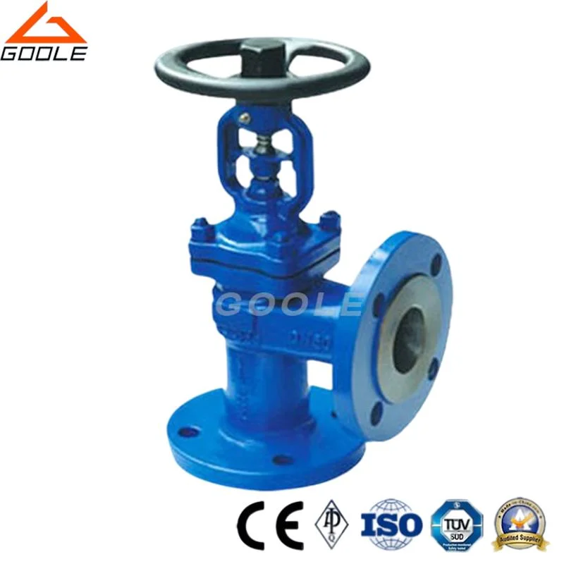 DIN Standard Flanged / Butt Welded Ends Y Pattern Bellow Sealed Globe Valve